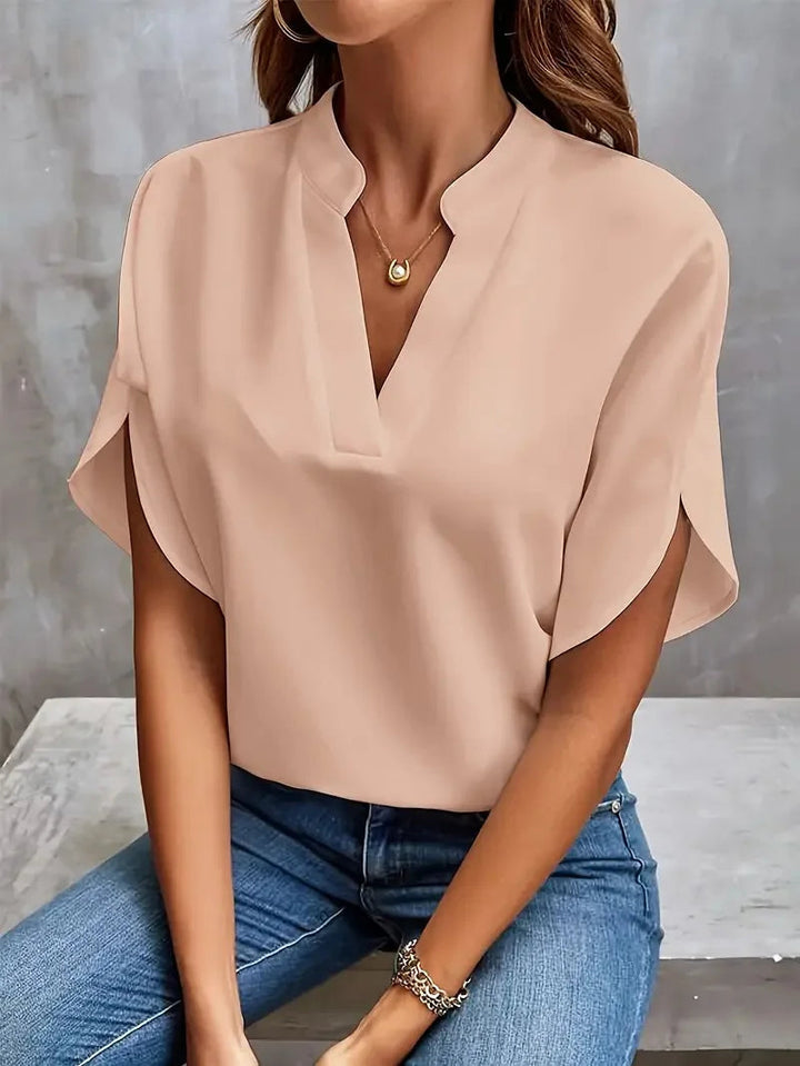Alica | Comfortable & Versatile V-neck Blouse 6