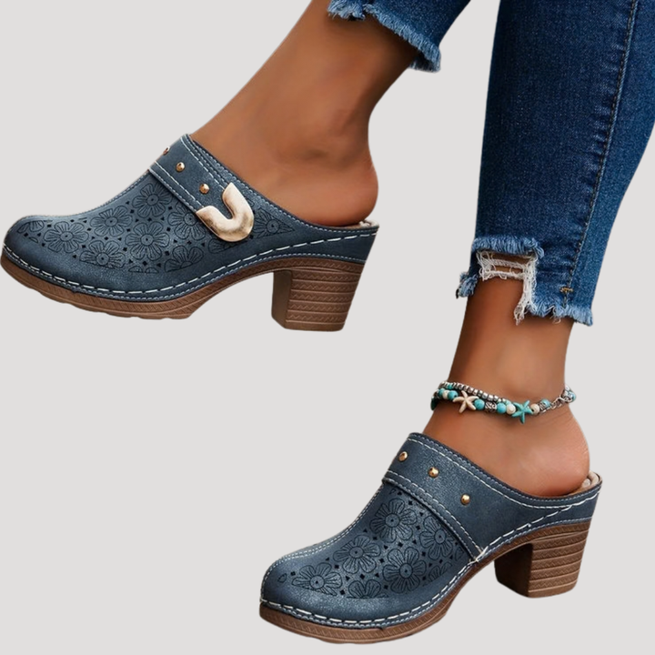 Alice | Classic Block Heel Clogs for Women 3