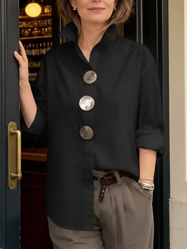 Alice | Lightweight & Structured Long Sleeve Blouse 2
