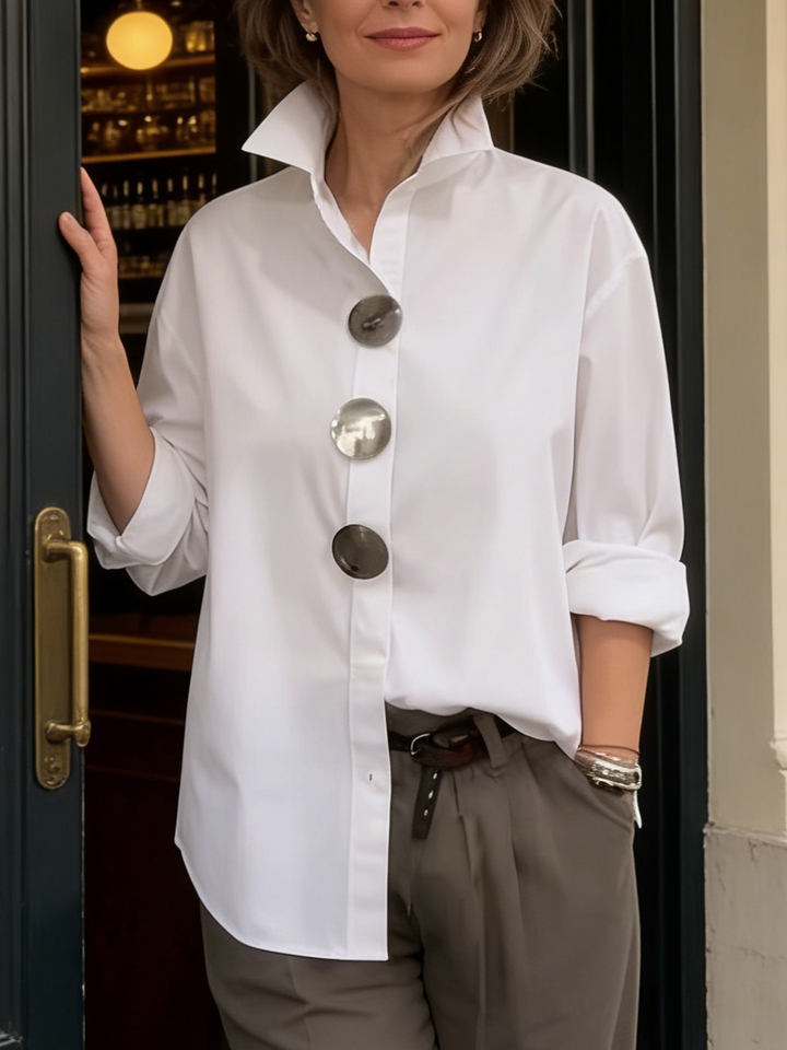 Alice | Lightweight & Structured Long Sleeve Blouse 3