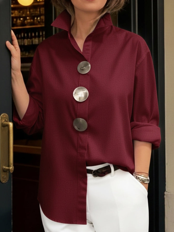 Alice | Lightweight & Structured Long Sleeve Blouse 4