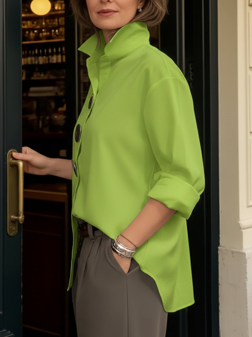 Alice | Lightweight & Structured Long Sleeve Blouse 8