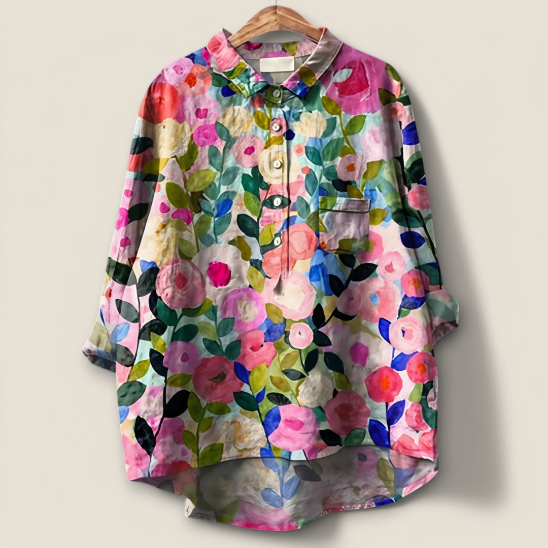 Amelia | Blouse with floral print 0