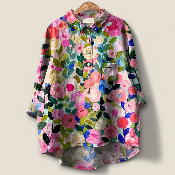 Amelia | Blouse with floral print 0