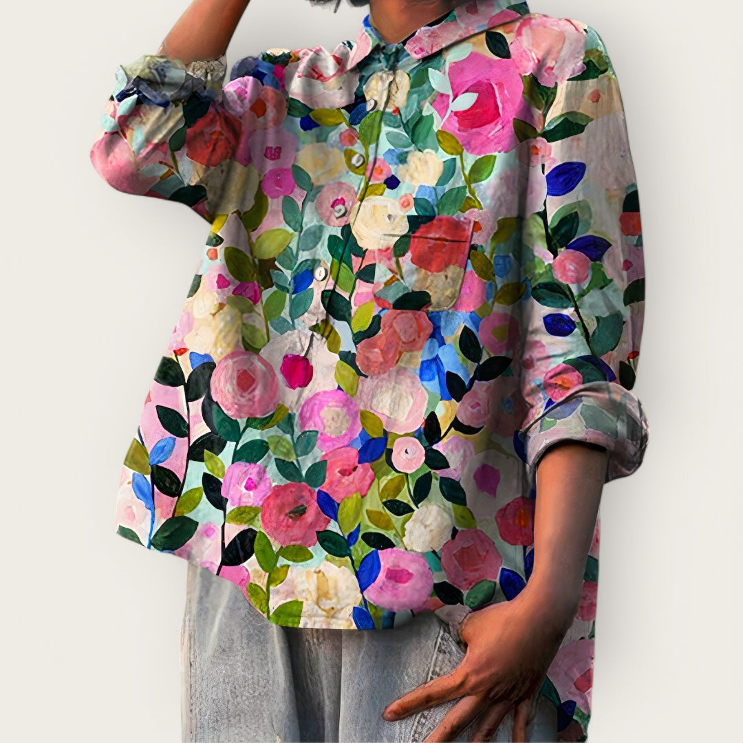 Amelia | Blouse with floral print 1