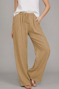 Isabella | Comfortable and Breezy Wide-Leg Drawstring Pants