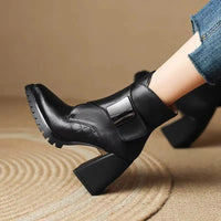 Sophia | Elegant And Comfortable Block Heel Boots