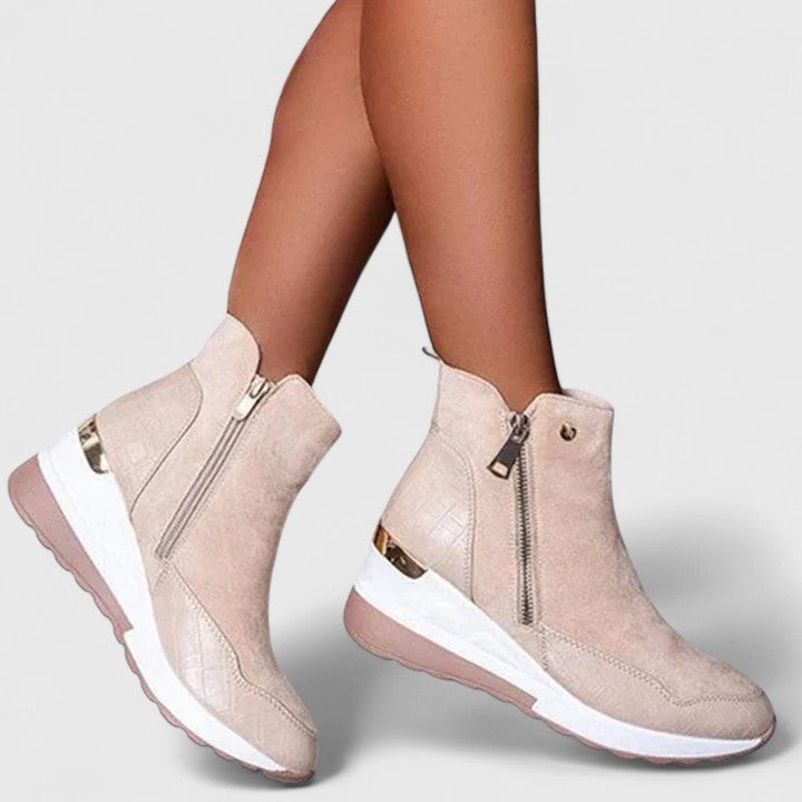 Amelia | Elegant Orthopedic Wedge Boots 7