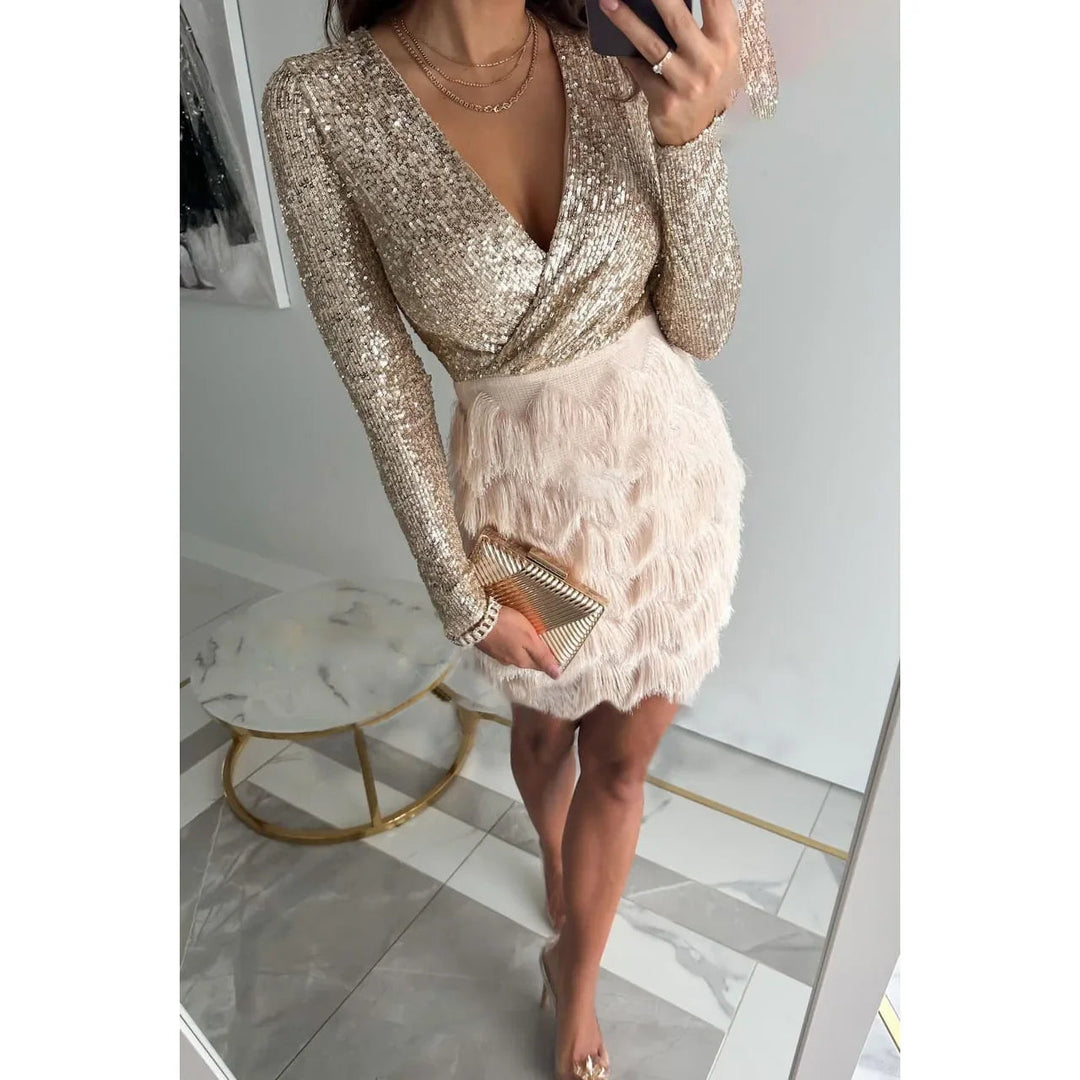 Amelia | Glamorous Bodycon Homecoming Dress with Side Ruffles 0