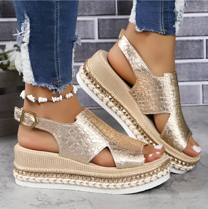 Amelia | Orthopedic Leather Comfort Sandals 0