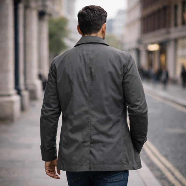 Andreas | Protective and stylish lightweight windbreaker coat for men 5