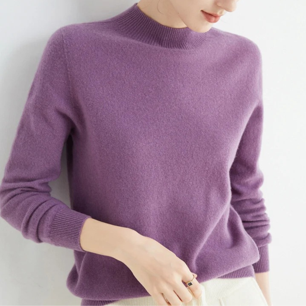 Angelina | Knitted Cashmere Sweater 0