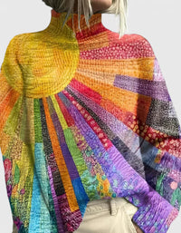Chloe | Colorful And Cozy Loose Turtleneck Sweater