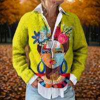 Ava | Artistic And Elegant Printed Cardigan