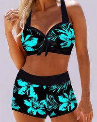 Seraphina | Bikini a Vita Alta con Stampa Floreale