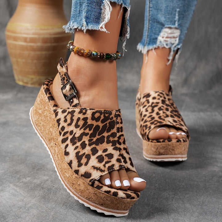 Ava | Comfortable Platform Wedge Sandals 1