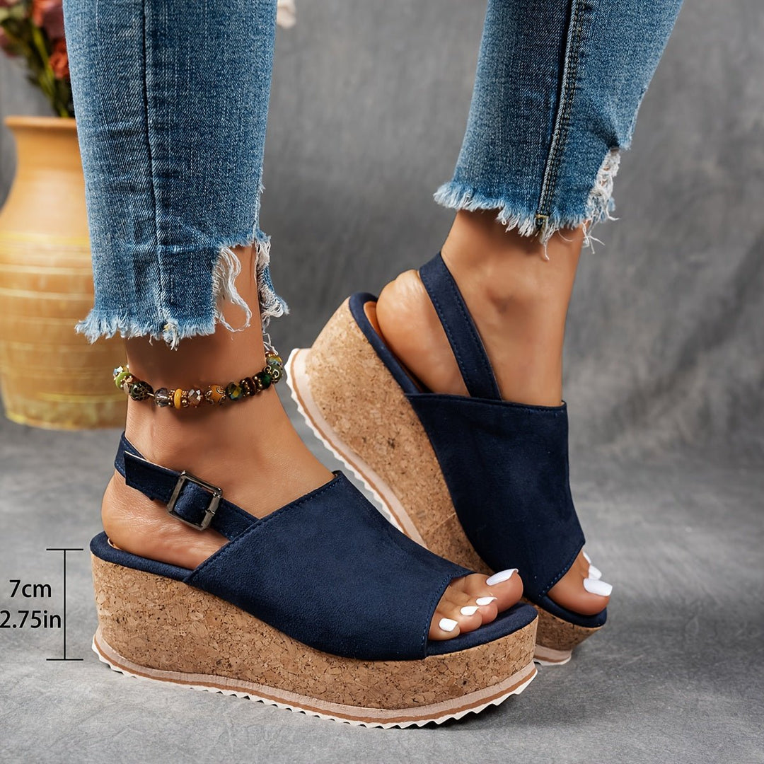Ava | Comfortable Platform Wedge Sandals 3