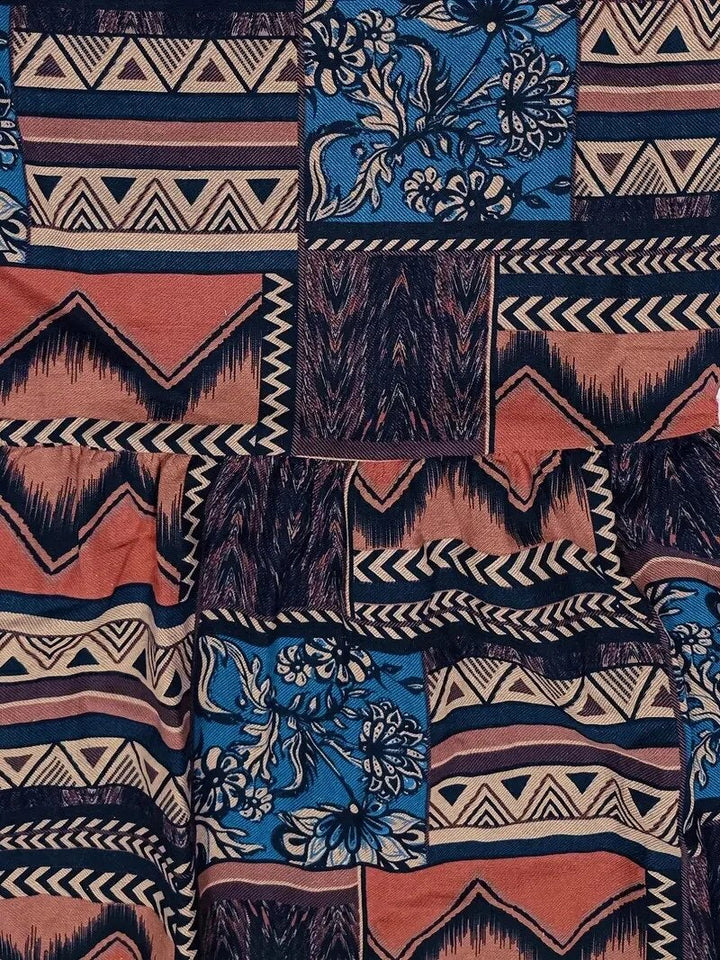 Ava | Cotton Blend Floral print A-Line Summer  Dress 5