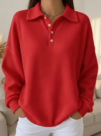 Emily | Chic And Sophisticated Knit Polo Sweater