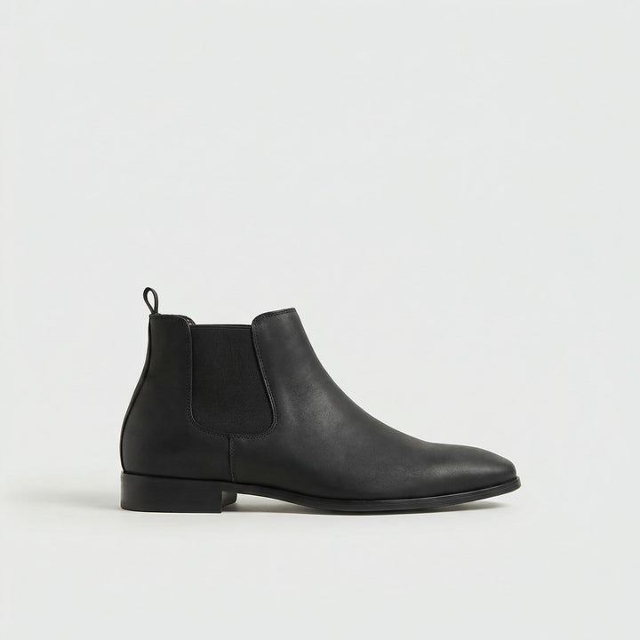 Axton | Premium Smooth Leather Black Chelsea Boots for Men & Women 0