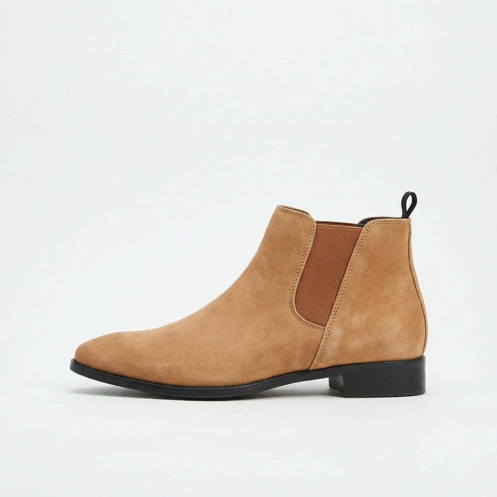 Axton | Premium Smooth Leather Black Chelsea Boots for Men & Women 8
