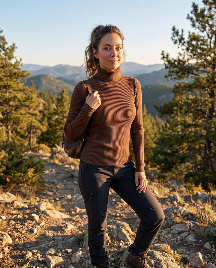 Bella | Casual and Polished Lightweight Turtleneck Sweater 1