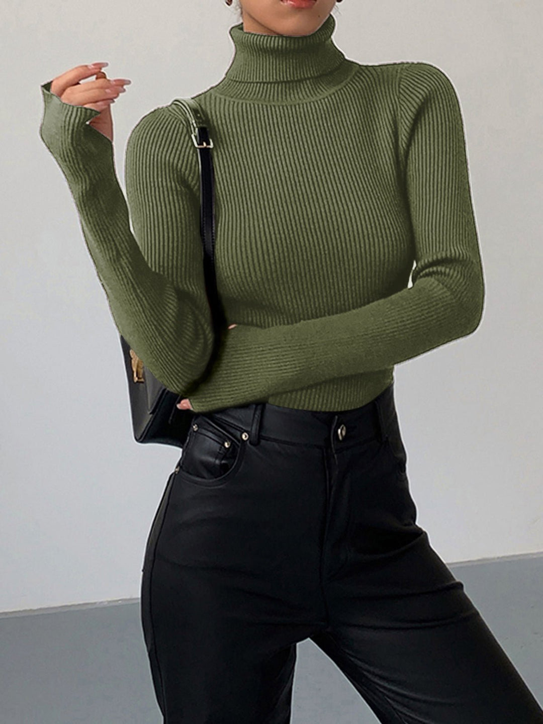 Bella | Casual and Polished Lightweight Turtleneck Sweater 9