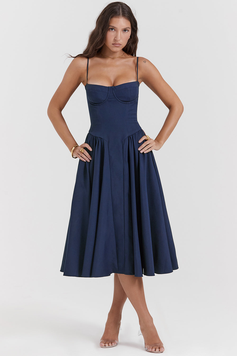 Bella | Elegant White Maxi Dress – Flowy A-Line Design for Summer Style 0