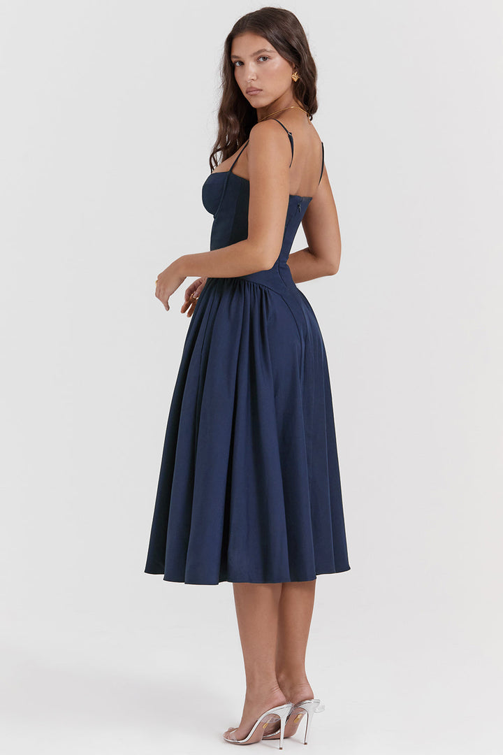 Bella | Elegant White Maxi Dress – Flowy A-Line Design for Summer Style 2