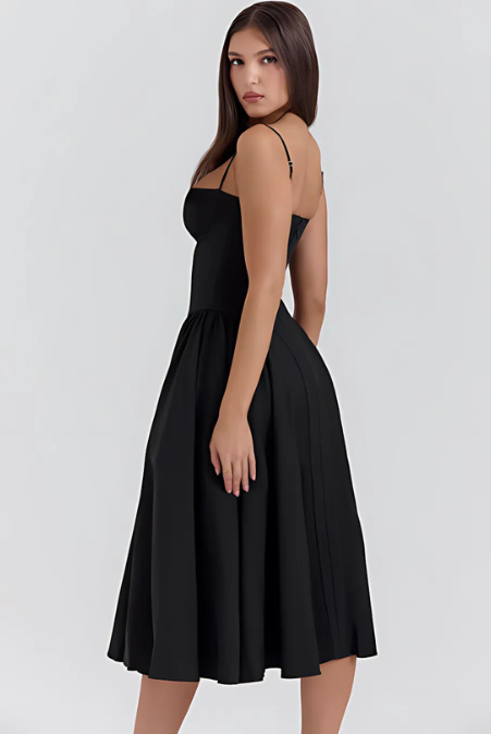 Bella | Elegant White Maxi Dress – Flowy A-Line Design for Summer Style 8