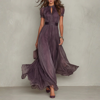Nora | Elegant Flowing Chiffon Maxi Dress For Special Occasions
