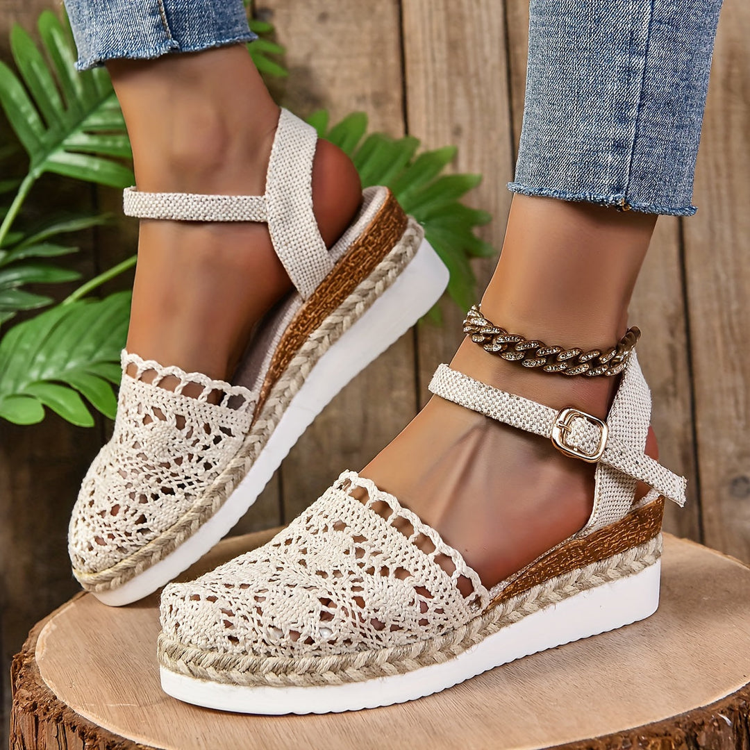 Bella | Lightweight Adjustable Arch-Relief Walking wedge Sandals 0