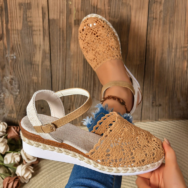 Bella | Lightweight Adjustable Arch-Relief Walking wedge Sandals 3