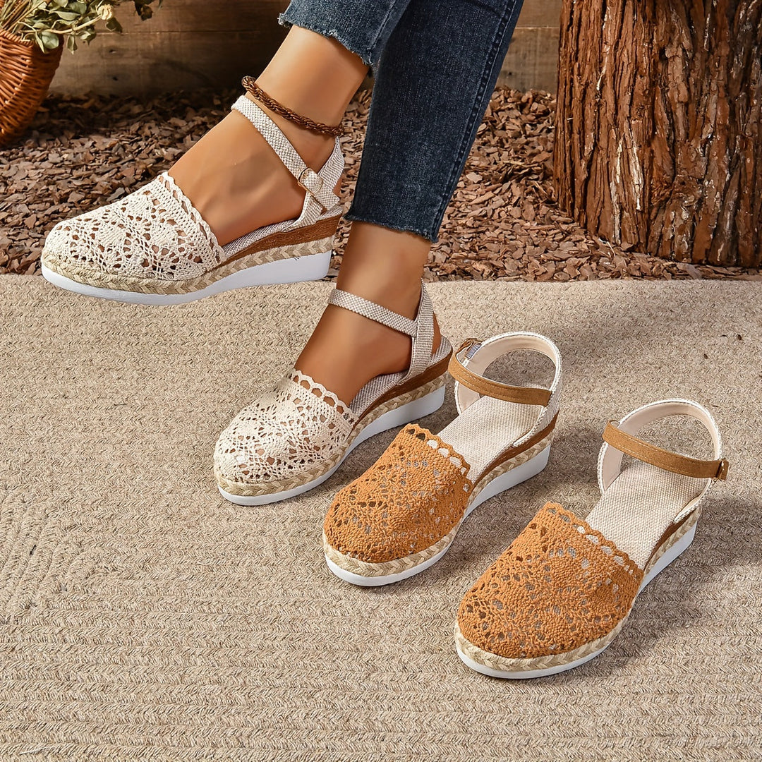 Bella | Lightweight Adjustable Arch-Relief Walking wedge Sandals 4