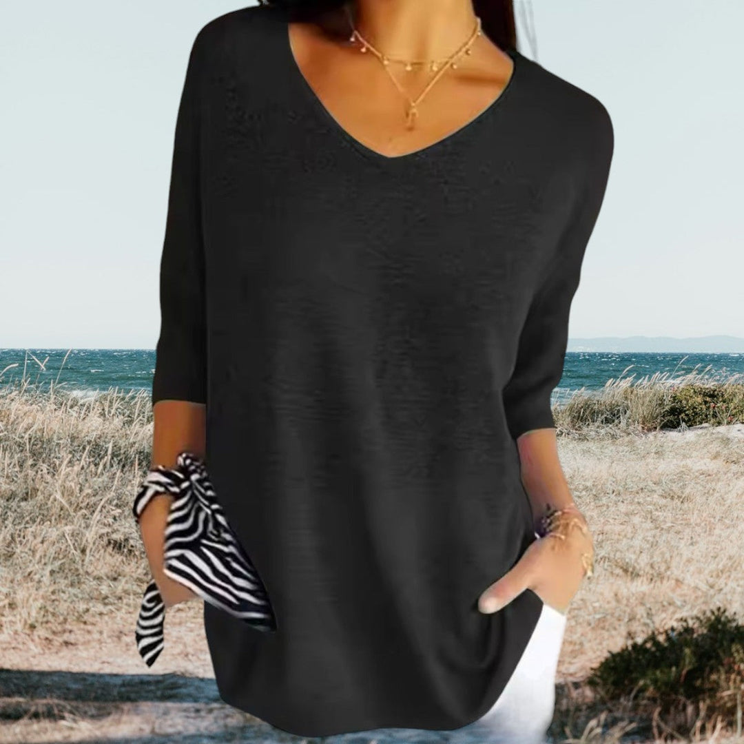 Bella | Lightweight V-Neck, Summer Style 11