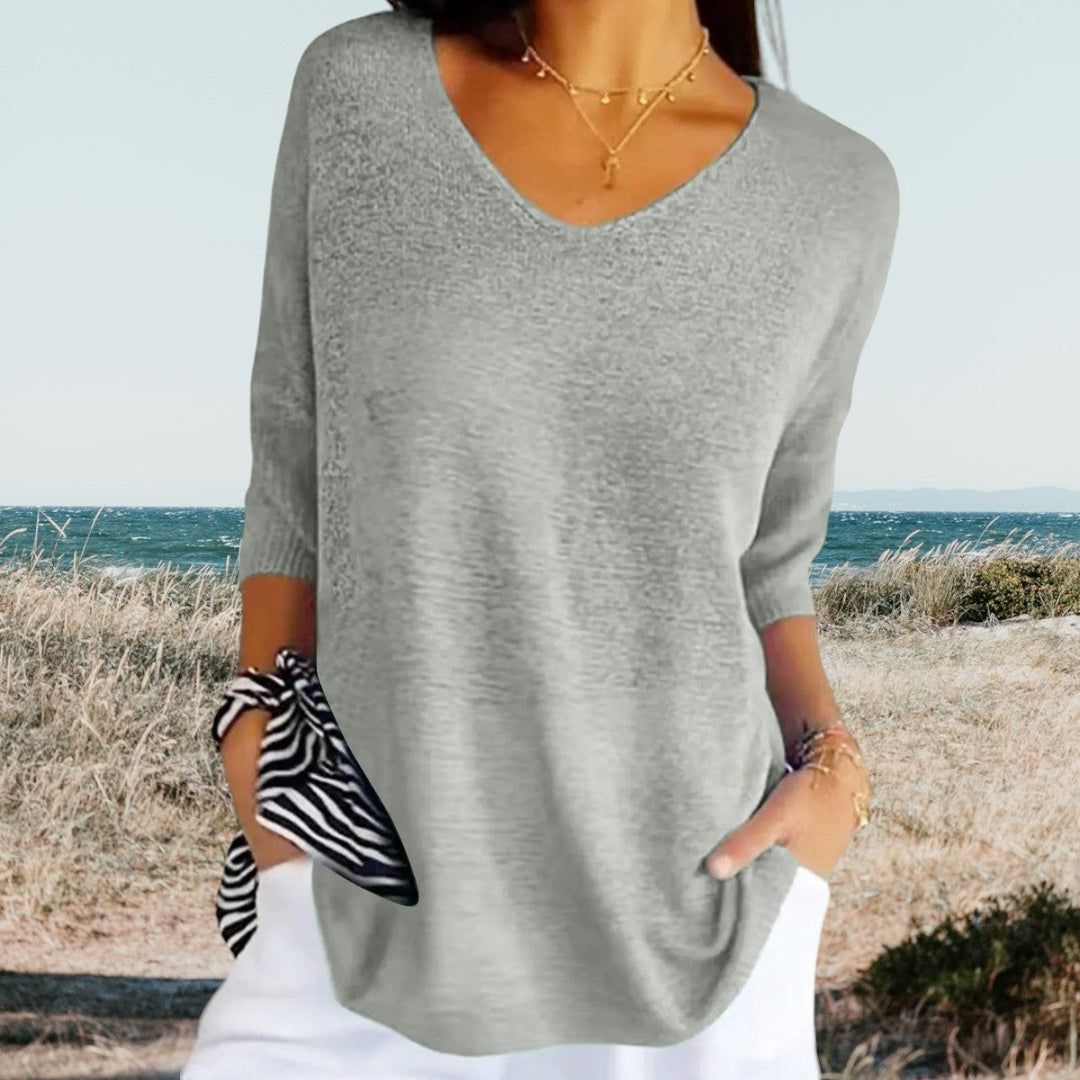 Bella | Lightweight V-Neck, Summer Style 2