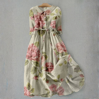 Charlotte | Abito midi stile vintage da donna