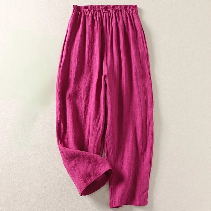 Blythe | Elegant High-Rise Wide Leg Trousers for Women - Comfortable & Flattering Palazzos 3