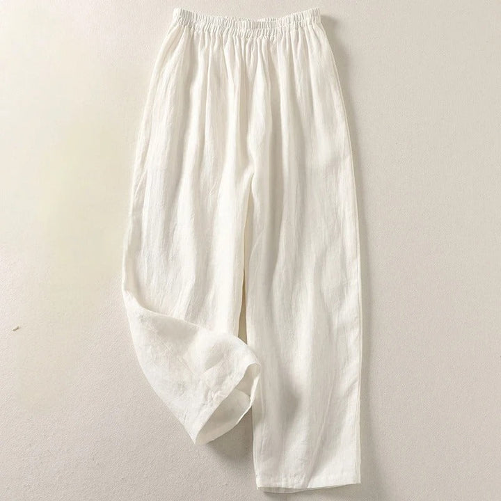 Blythe | Elegant High-Rise Wide Leg Trousers for Women - Comfortable & Flattering Palazzos 4