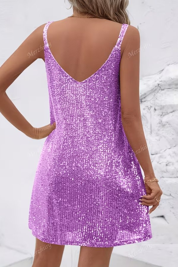 Camila | Shimmering Sequin Mini Party Dress 5