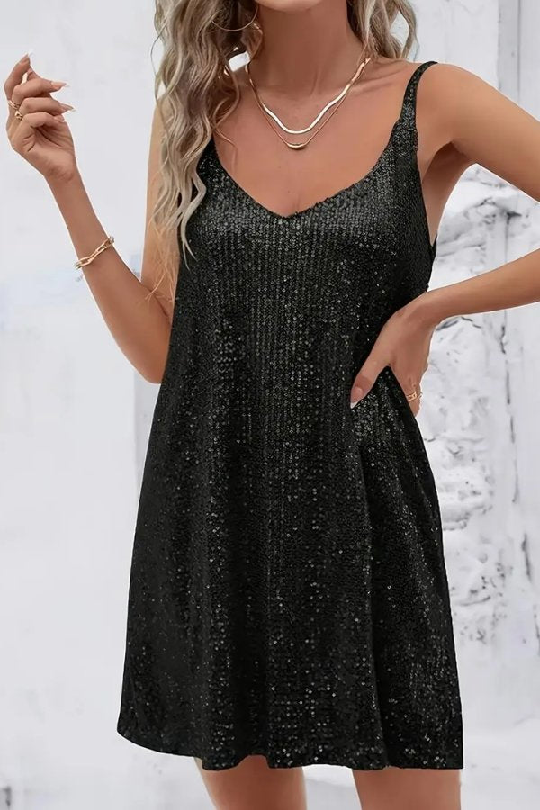 Camila | Shimmering Sequin Mini Party Dress 9