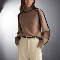 Amelia | Cozy And Sustainable Turtleneck Knit Sweater