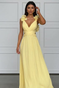 Juliet | Artistic And Sophisticated Floral Applique Evening Dress