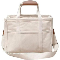 Hannah | Spacious Multi-Pocket Canvas Tote Bag