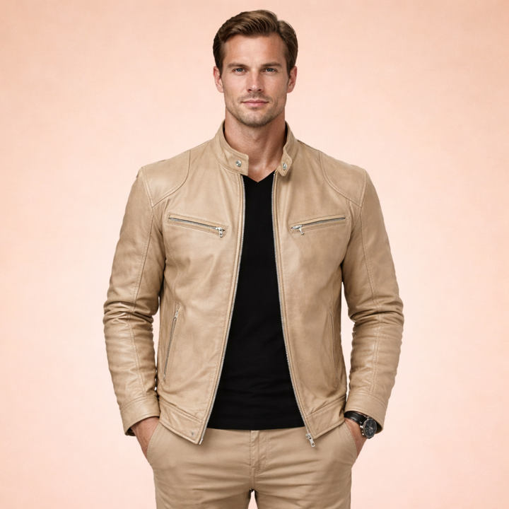 Eric| Stilvolle Lederjacke