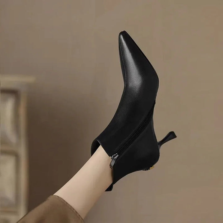 Chloe | Chic And Elegant Kitten Heel Boots 3