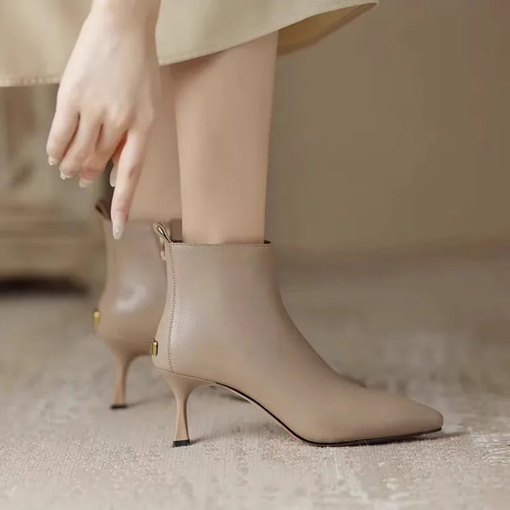 Chloe | Chic And Elegant Kitten Heel Boots 5