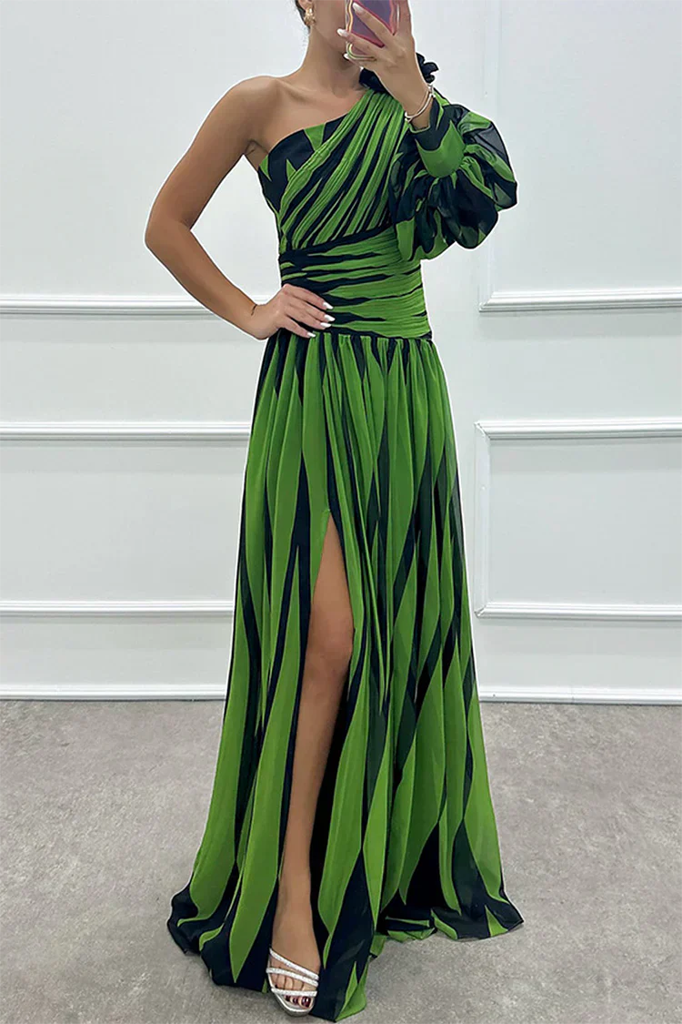 Chloe | Sophisticated Wedding Guest Dress with One-Shoulder Design 5