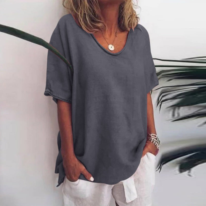 Christina | Relaxed Fit Breathable Fabric summer Blouse 0