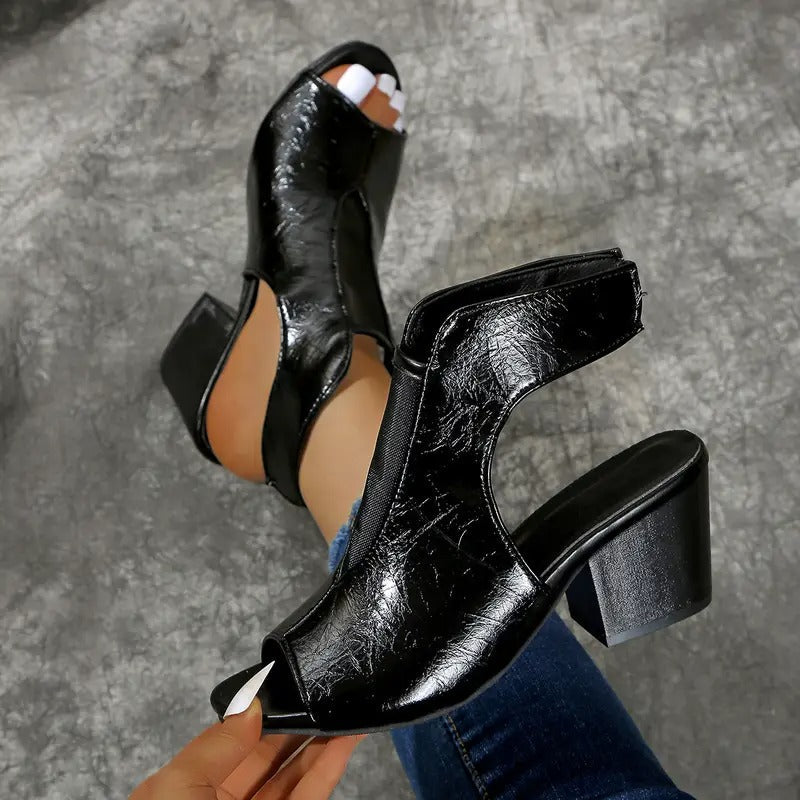 Christina | Timeless And Comfortable Block Heels Sandals 3